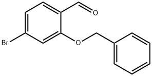 2-(ベンジルオキシ)-4-ブロモベンズアルデヒド 化学構造式