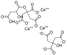枸橼酸苹果酸钙, 142606-53-9, 结构式