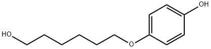 4-(6-ヒドロキシヘキシルオキシ)フェノール 化学構造式