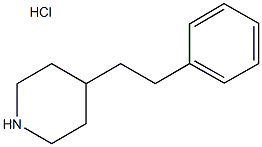 4-(2-苯乙基)哌啶盐酸盐 结构式