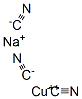 氰化亚铜(三)钠,14264-31-4,结构式