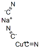 Sodium copper cyanide Structure