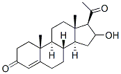 16-hydroxyprogesterone 结构式