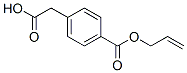 Benzeneacetic acid, 4-[(2-propenyloxy)carbonyl]- (9CI) Structure