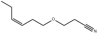 Propanenitrile,3-[(3Z)-3-hexenyloxy]- Structure