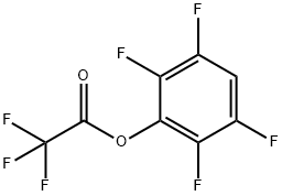 トリフルオロ酢酸2,3,5,6-テトラフルオロフェニル 化学構造式