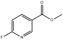 6-フルオロニコチン酸メチル 化学構造式