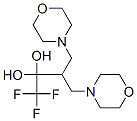 1,1,1-trifluoro-4-morpholin-4-yl-3-(morpholin-4-ylmethyl)butane-2,2-di ol 化学構造式