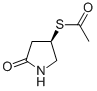 (R)-4-ACETYLTHIO-2-PYRROLIDINONE 结构式