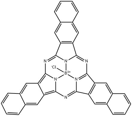 BORON SUB-2 3-NAPHTHALOCYANINE CHLORIDE Structure