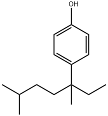 4-(1-乙基-1,4-二甲基戊基)苯酚 (RING-13C6, 99%) 100 UG/ML IN 甲醇溶液, 142731-63-3, 结构式