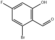 Benzaldehyde, 2-bromo-4-fluoro-6-hydroxy- Struktur