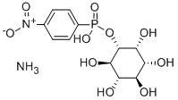 4-NITROPHENYL MYO-INOSITOL-1-PHOSPHATE, AMMONIUM SALT Structure