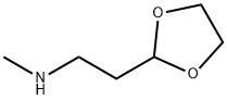 2-(N-メチル-2-アミノエチル)-1,3-ジオキソラン 化学構造式