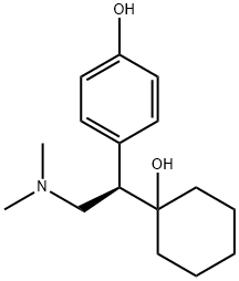 R-(-)-O-去甲-文拉法辛 结构式