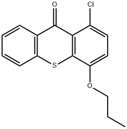 1-氯-4-丙氧基硫杂蒽-9-酮 结构式