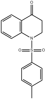 2,3-ジヒドロ-1-[(4-メチルフェニル)スルホニル]キノリン-4(1H)-オン 化学構造式