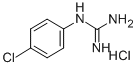 P-CHLOROPHENYLGUANIDINE HYDROCHLORIDE 化学構造式