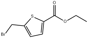 5-(溴甲基)噻吩-2-甲酸乙酯 结构式