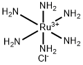 塩化ヘキサアンミンルテニウム(III) 化学構造式