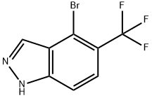 4-溴-5-(三氟甲基)-1H-吲唑, 1428234-73-4, 结构式