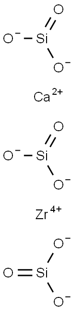 calcium(2+) zirconium(4+) silicate Structure