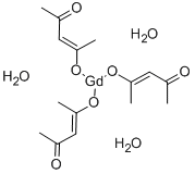 アセチルアセトナトガドリニウム(III)水和物 化学構造式