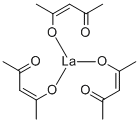 乙酰丙酮镧, 14284-88-9, 结构式