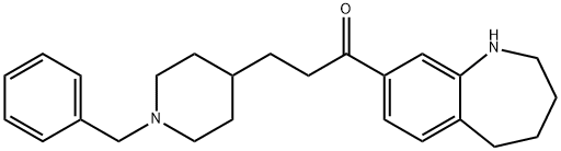 3-(1-苄基哌嗪-4-)-1-(2,3,4,5-四氢-1H-苯并氮杂卓-8-)丙-1-酮, 142852-50-4, 结构式
