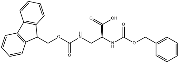 Z-DAP(FMOC)-OH Structure