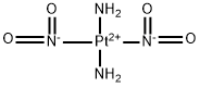 ジアンミンジニトロ白金(II) 化学構造式