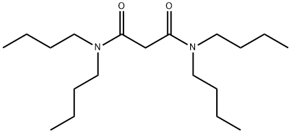 N,N,N',N'-四丁基丙二酰胺 结构式