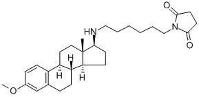 U-73343;1-[6-[((17Β)-3-METHOXYESTRA-1,3,5[10]-TRIEN-17-YL)AMINO]HEXYL]-2,5-PYRROLIDINEDIONE, 142878-12-4, 结构式