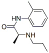 (S)-プリロカイン 化学構造式
