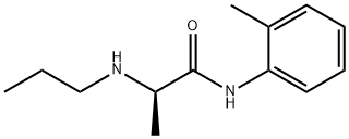 (R)-プリロカイン 化学構造式