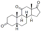 5B-Androstane-3,11,17-trione 结构式