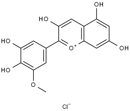 2-(3,4-Dihydroxy-5-methoxyphenyl)-3,5,7-trihydroxy-1-benzopyryliumchlorid