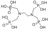 N,N,N',N'-エチレンジアミンテトラキス(メチレンホスホン酸)水和物 化学構造式