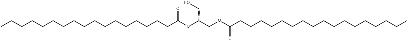 1,2-DISTEAROYL-SN-GLYCEROL, 1429-59-0, 结构式