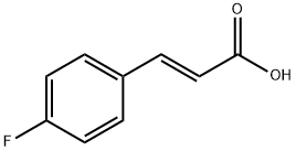 4-フルオロけい皮酸 化学構造式