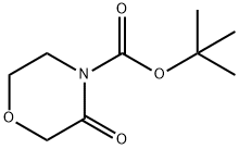 1,1-Dimethylethyl 3-Oxo-4-Morpholinecarboxylate Struktur