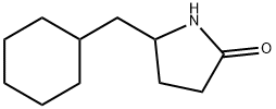 5-(Cyclohexylmethyl)pyrrolidin-2-one 结构式
