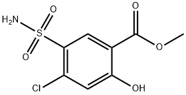 2-甲氧基-4-氯-5-氨磺酰基苯甲酸 结构式