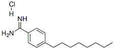 4-Octylbenzamidine hydrochloride Structure