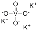 オルトバナジン酸三カリウム 化学構造式