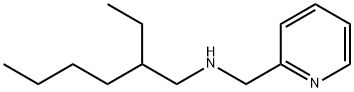 2-(2-乙基己基氨甲基)吡啶二盐酸盐 结构式
