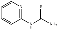 (2-ピリジル)チオ尿素 化学構造式