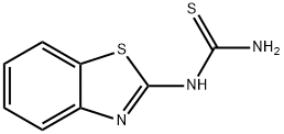 Thiourea, 2-benzothiazolyl- (9CI) 结构式