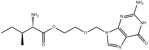 Acyclovir L-Isoleucinate Structure