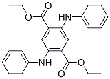 2,5-ビス(フェニルアミノ)-1,4-ベンゼンジカルボン酸ジエチル 化学構造式